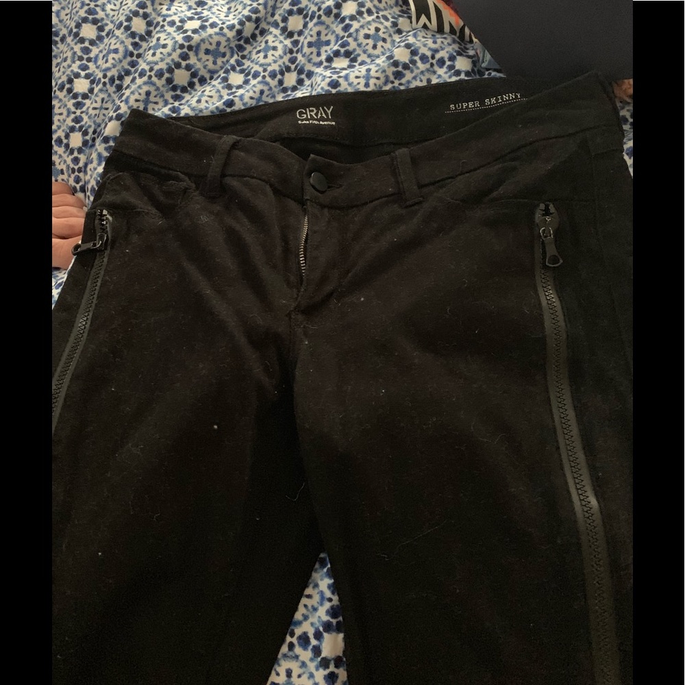 Black jeans by sacks fifth ave